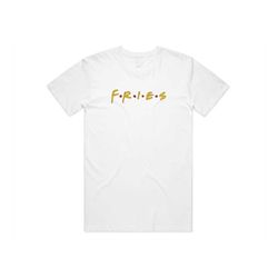 fries friends t-shirt tee top friends funny fast food gift 90's retro rachel ross monica phoebe