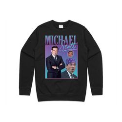 michael scott homage jumper sweater sweatshirt us office tv show retro 90's vintage funny