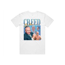 creed bratton homage t-shirt tee top us office retro 90's biznus boboddy funny gift