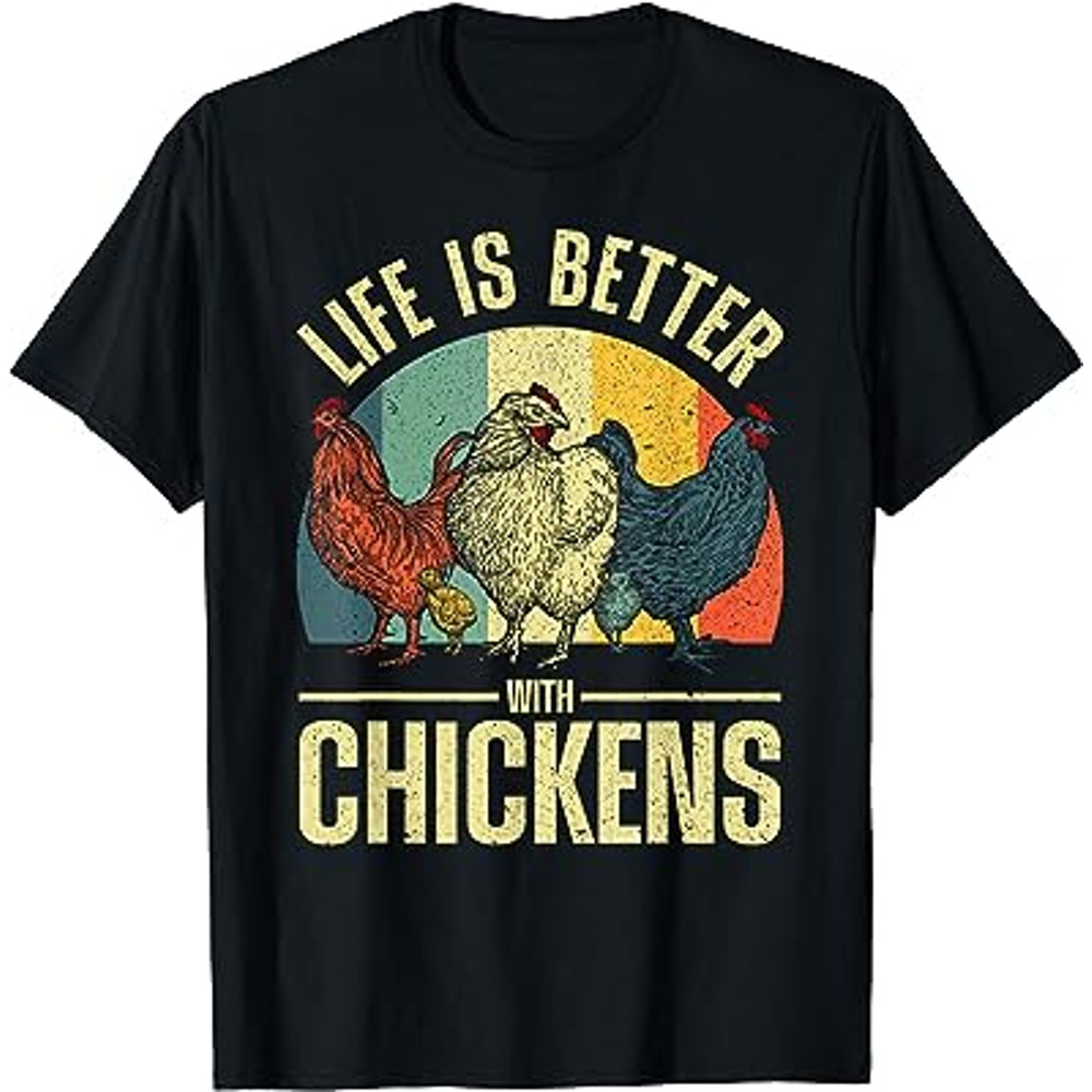 Cute Chicken For Men Women Chicken Farmer Whisperer Lovers T-Shirt.jpg