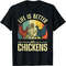 Cute Chicken For Men Women Chicken Farmer Whisperer Lovers T-Shirt.jpg