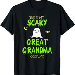this is my scary great grandma costume halloween lazy easy t-shirt