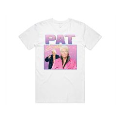 pat butcher homage t-shirt tee top funny uk tribute gift tv fan 90's legend