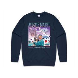auntie mabel & pippin homage jumper sweater sweatshirt retro 90s tv show come outside