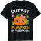 Cutest Pumpkin In The Patch Funny Halloween Girls Kids Gift T-Shirt.jpg