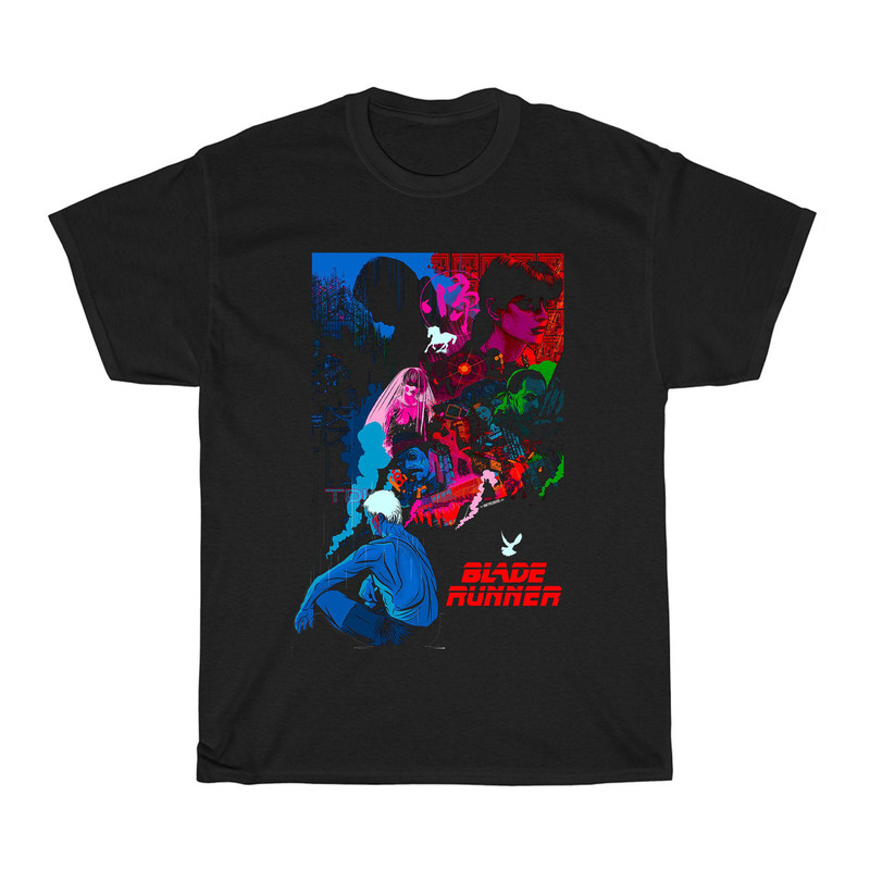 Blade Runner Movies Men's Black T-Shirt Size S to 5XL.jpg