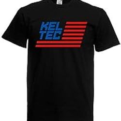 keltec logo guns firearms riffles men's black t-shirt size s to 5xl