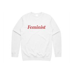 feminist jumper sweater sweatshirt slogan feminism statement female empowerment grunge