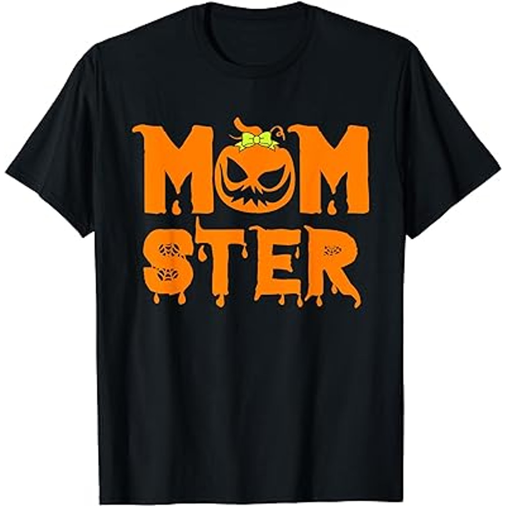 Retro Momster Halloween Mom Costume Womens Mother Halloween T-Shirt.jpg