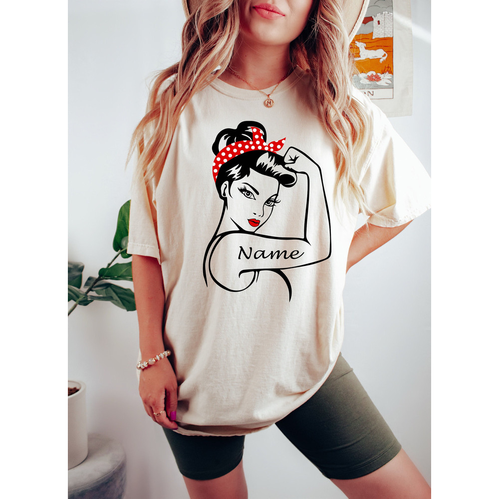 Women's Tshirt, Rosie the Riveter Shirt, American Apparel, Motivational, Inspirational, We Can Do it T-shirt, Strong women GIRL power shirt - 1.jpg