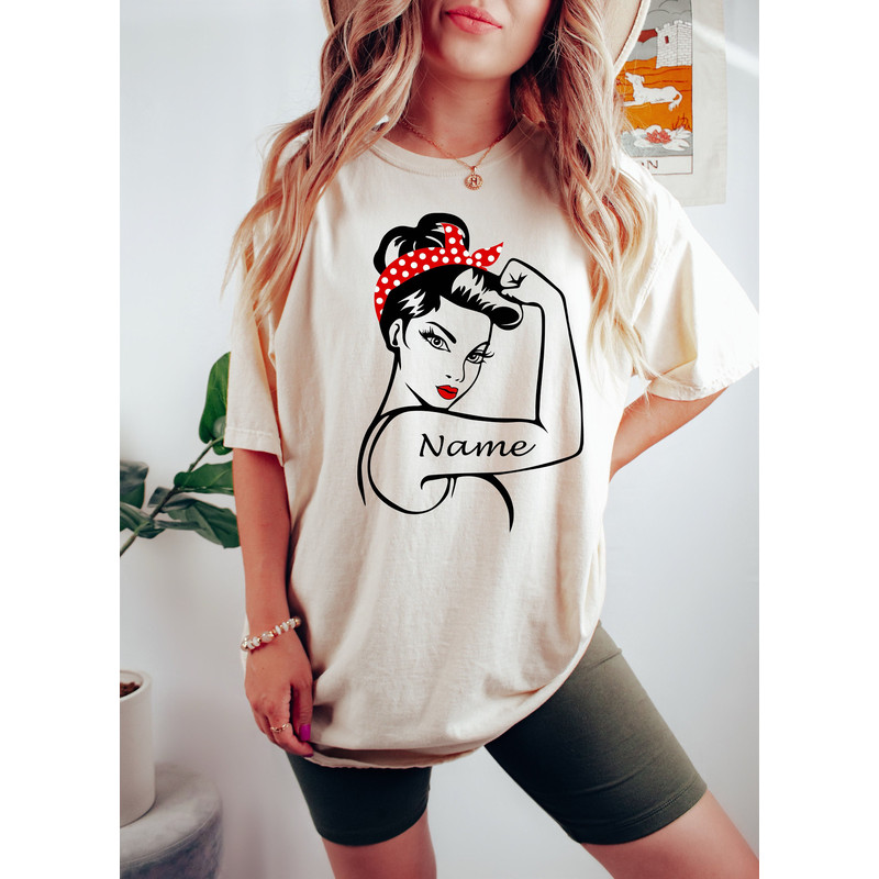 Women's Tshirt, Rosie the Riveter Shirt, American Apparel, Motivational, Inspirational, We Can Do it T-shirt, Strong women GIRL power shirt - 1.jpg