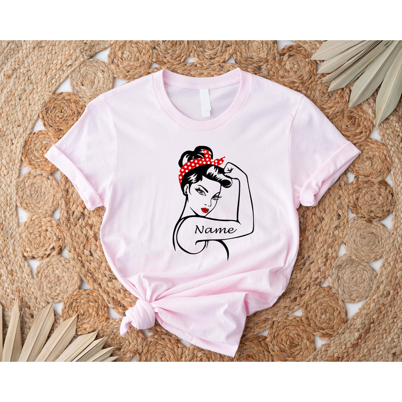 Women's Tshirt, Rosie the Riveter Shirt, American Apparel, Motivational, Inspirational, We Can Do it T-shirt, Strong women GIRL power shirt - 4.jpg