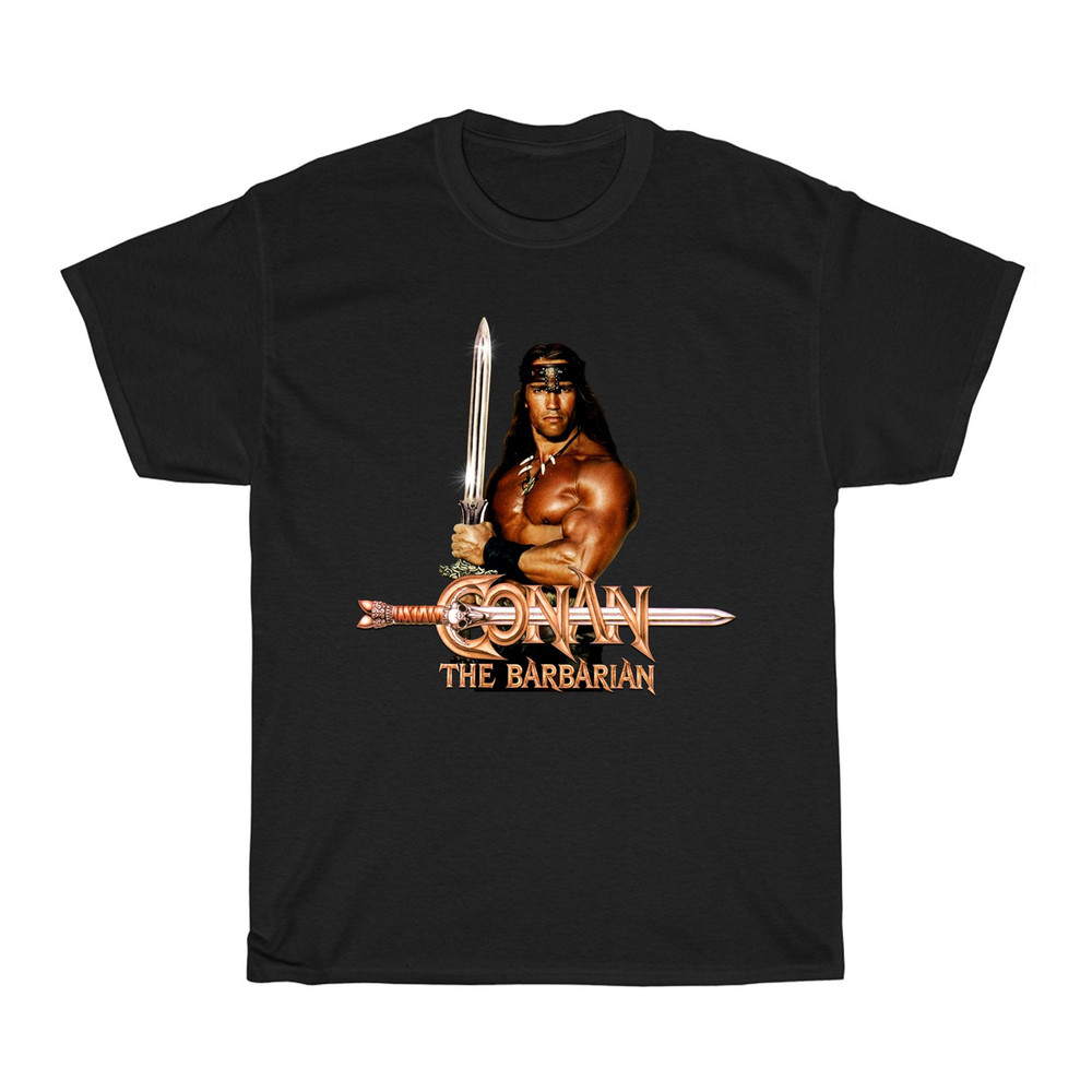 Conan The Barbarian Movie Men's Navy Black Gray T-Shirt Size S to 5XL.jpg