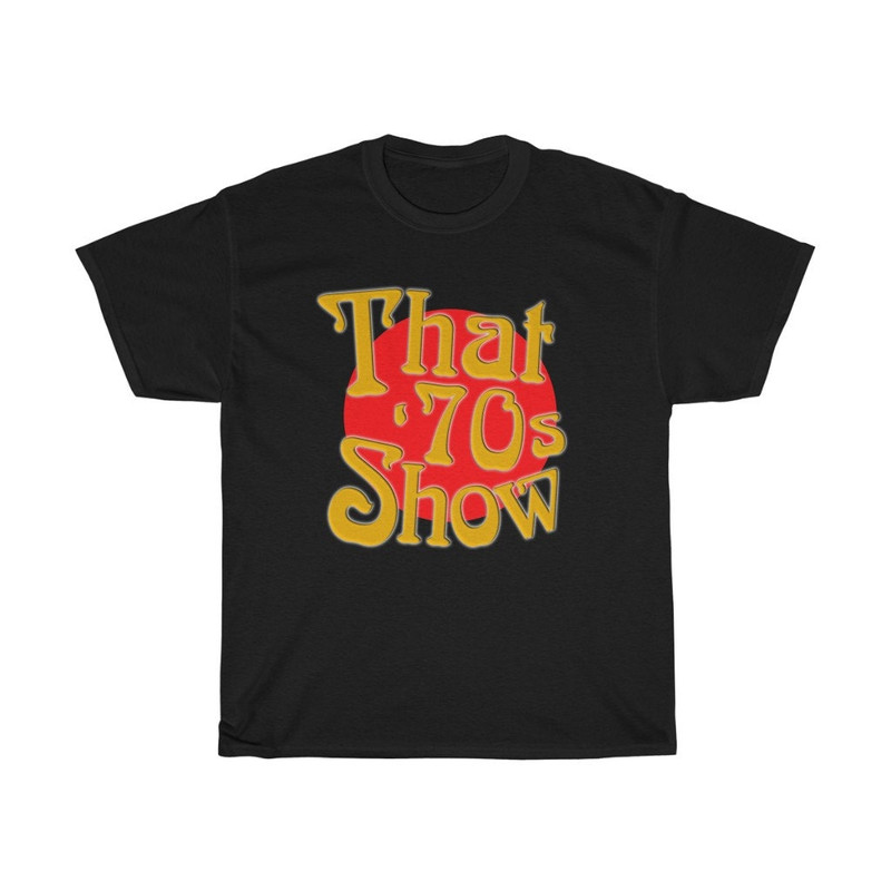 That '70s 70s Show Retro TV Show Logo Men's Black T-Shirt Size S to 5XL.jpg