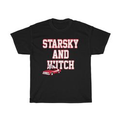 starsky and hutch logo comedy tv show men's black navy t-shirt size s to 5xl