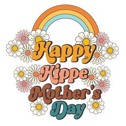 happy kippe mothers day flower rainbow png