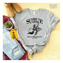 schrute farms shirt, bed & breakfast est. 1812 shirt, the office shirt, dwight schrute shirt, funny dwight shirt, dwight