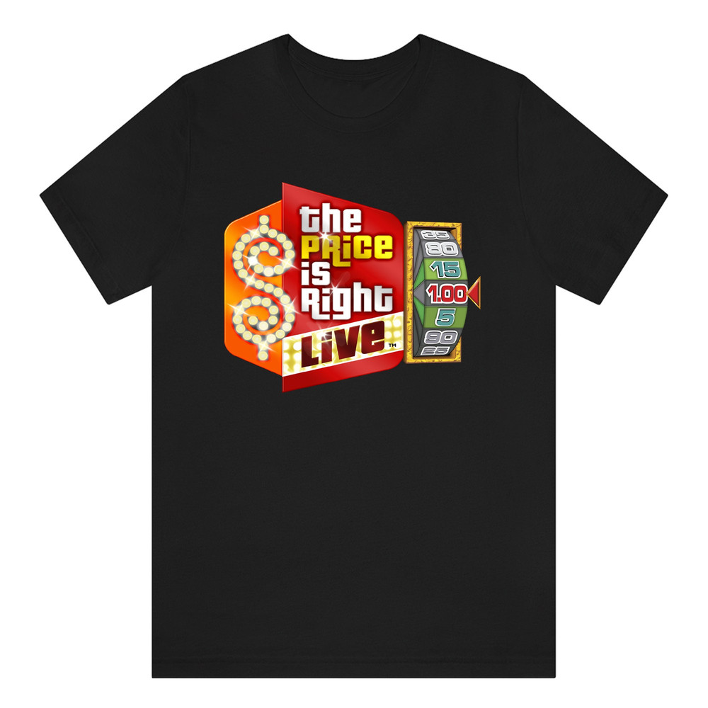 The Price is Right Live TV Show Logo Men's Navy Gray Black T-Shirt Size S to 5XL.jpg