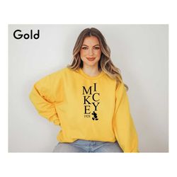 retro mickey 1928 sweatshirt, walt disney shirt, disneyland mickey sweater, magic kingdom, disney vacation sweatshirt, d