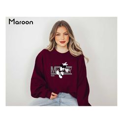 retro mickey 1928 sweatshirt, walt disney shirt, disneyland sweater, magic kingdom, disney vacation sweatshirt, disneywo