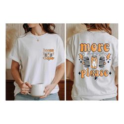 booze and boos shirt, 2 sided halloween shirt, more boos please shirt, cute ghost shirt, halloween costume, happy hallow