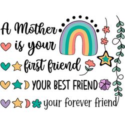 happy first mother friend rainbow png