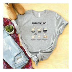 things i do in my spare time duck shirt, cute duck shirt, funny gift for farmer mom, duck owner t-shirt, animal lover sh