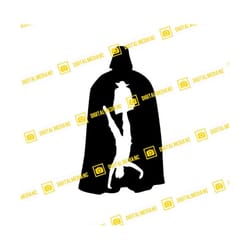 star wars, darth vader, luke skywalker, yoda, empire strikes back | svg png | silhouette cricut cutting ready instant do
