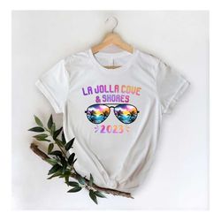 la jolla cove and shores 2023 shirt, summer sunglasses shirt, beach vacation shirt, summer trip 2023 shirt, gift for hol