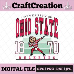 Ohio State Svg, Distressed Ohio State, Ohio State Fan Svg, Ohio State Gift, Png Svg dxf NCAA Svg, NCAA Sport Svg