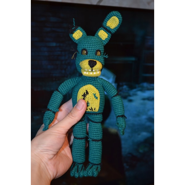 Springtrap crochet amigurumi pattern Eng PDF, crochet creepy - Inspire ...