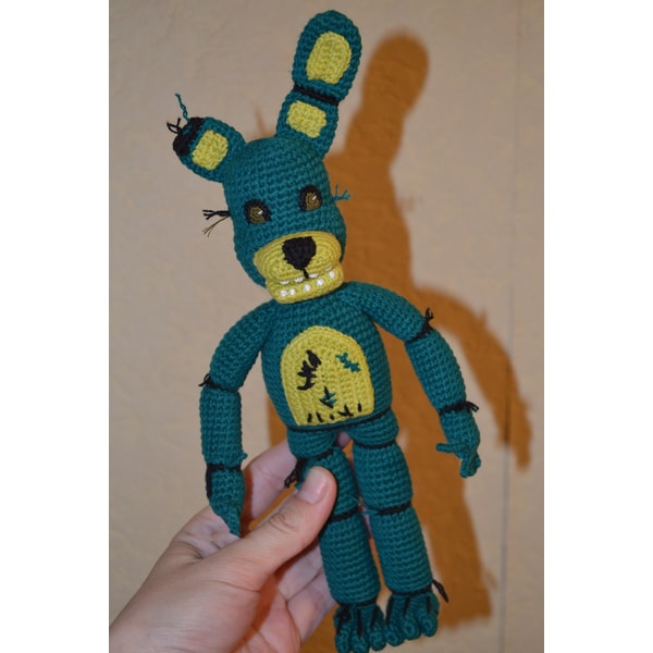 Springtrap crochet amigurumi pattern Eng PDF, crochet creepy - Inspire ...