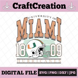 Miami Est. 1890 University Logo Png - Png Svg dxf NCAA Svg, NCAA Sport Svg, Digital Download