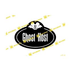 ghost host, haunted mansion, mickey, minnie, halloween, bat, moon | png | silhouette cricut cutting ready instant downlo