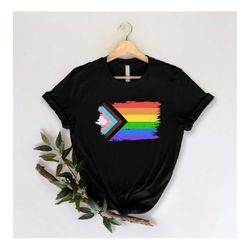 lgbtq flag shirt, rainbow shirt, pride month gift, support lgbtq shirt, lesbian pride shirt, gay pride shirt, equality s