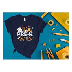 hello pre-k grade shirt, back to school shirt, cute teacher shirt, pre-k team shirt, 1st day of school shirt, shirt for