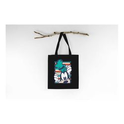 retro goofy tote bag, disney tote bag, disney vacation bag, disneyworld tote bag, custom tote bag, disney gifts, disneyl