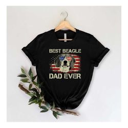 best beagle dad ever retro shirt, beagle dad father's day gift tee, beagle owner tee, dad gift, beagle lover t-shirt, be