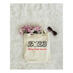 disney family vacation 2023 tote bag, mickey tote bag, disneyworld bag, disney gifts, disneyland tote bag, custom tote b