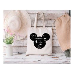 mickey tote bag, disney tote bag, disney vacation bag, disneyworld tote bag, custom tote bag, disney gifts, disneyland b