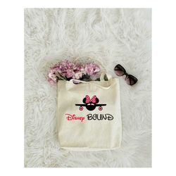 Disney Bound Tote Bag, Minnie Tote Bag, Disney Vacation Bag, Disneyworld Tote Bag, Custom Tote Bag, Disney Gift, Disneyl