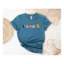 funny horror movie characters t-shirt, halloween shirt, kids halloween shirt, scary face shirt, halloween costume, hallo