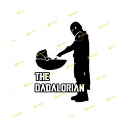star wars, the dadalorian, mandolorian, mando, grogu, baby yoda | svg png | silhouette cricut cutting ready instant down