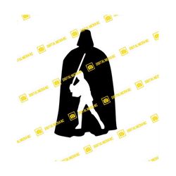 star wars, darth vader, luke skywalker, jedi, sith, empire, rebel | svg png | silhouette cricut cutting ready instant do