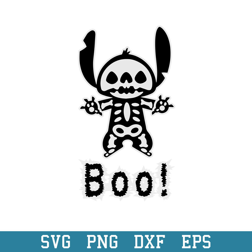 Stitch Boo Halloween Svg, Halloween Svg, Png Dxf Eps Digital File.jpeg