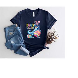 easter egg hunter shirt, eggs cellent easter dinosaur shirt bunny easter shirt cute boys girls toddler easter shirt nice