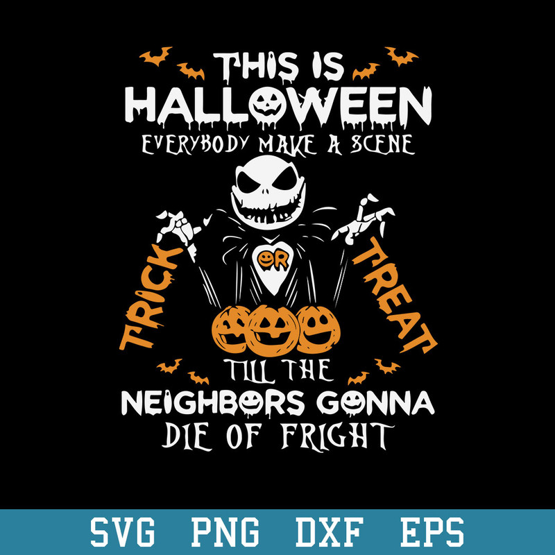 This Halloween Everybody Make A Scene Svg, Halloween Svg, Png Dxf Eps Digital File.jpeg