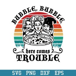 vintage hocus pocus witch svg, , halloween svg, png dxf eps digital file