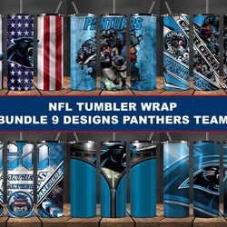 Panthers Tumbler Wrap , Football Tumbler Png ,Nfl Tumbler Wrap