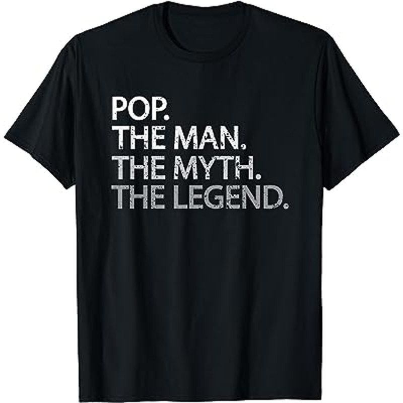Cool Father, Dad & Grandpa Shirt - Pop The Man The Myth Tees.jpg